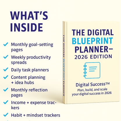 The Digital Blueprint Planner - 2026 Edition